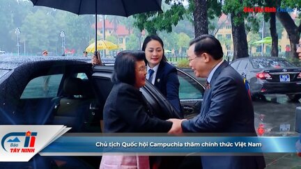 Chủ tịch Quốc hội Campuchia thăm chính thức Việt Nam