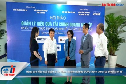 Nâng cao hiệu quả quản lý tài chính doanh nghiệp trước thách thức suy thoái kinh tế