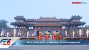 Công bố Festival Huế 2024 và tái hiện Lễ Ban sóc triều Nguyễn