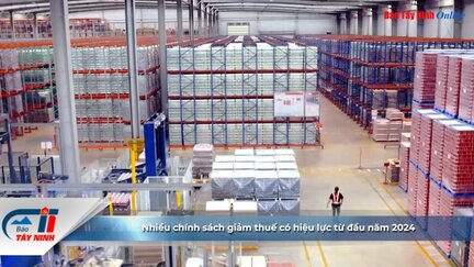 Nhiều chính sách giảm thuế có hiệu lực từ đầu năm 2024