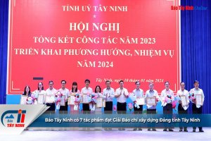 Báo Tây Ninh có 7 tác phẩm đạt Giải Báo chí xây dựng Đảng tỉnh Tây Ninh