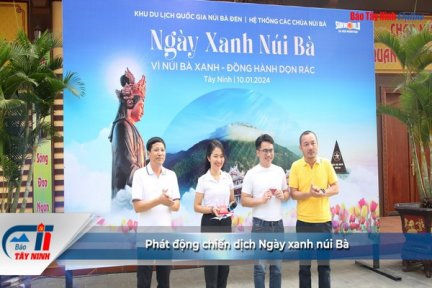 Phát động chiến dịch Ngày xanh núi Bà