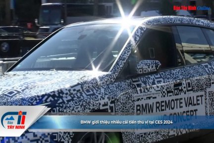 BMW giới thiệu nhiều cải tiến thú vị tại CES 2024