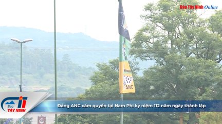 Đảng ANC cầm quyền tại Nam Phi kỷ niệm 112 năm ngày thành lập