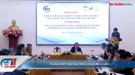 Dự báo GDP Việt Nam 2024 có thể đạt 6,48%