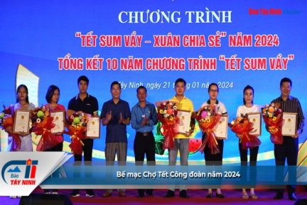 Bế mạc Chợ Tết Công đoàn năm 2024