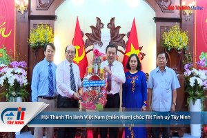 Hội Thánh Tin lành Việt Nam (miền Nam) chúc Tết Tỉnh uỷ Tây Ninh