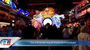 Rực rỡ lễ hội đèn lồng tại Thượng Hải (Trung Quốc)