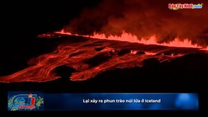 Lại xảy ra phun trào núi lửa ở Iceland