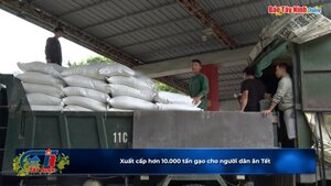 Xuất cấp hơn 10.000 tấn gạo cho người dân ăn Tết