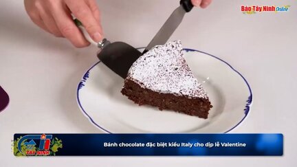 Bánh chocolate đặc biệt kiểu Italy cho dịp lễ Valentine