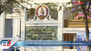 Kết thúc chiến dịch vận động tranh cử Thượng viện Campuchia