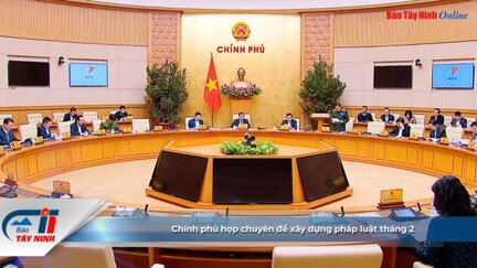 Chính phủ họp chuyên đề xây dựng pháp luật tháng 2