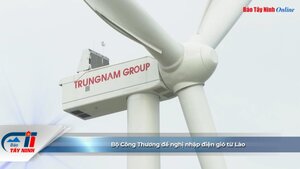 Bộ Công Thương đề nghị nhập điện gió từ Lào