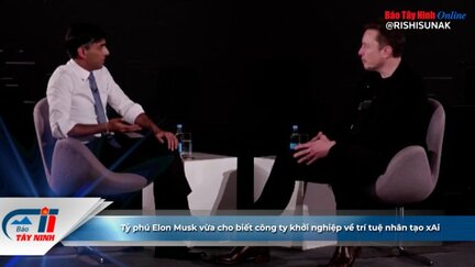 Tỷ phú Elon Musk vừa cho biết công ty khởi nghiệp về trí tuệ nhân tạo xAi