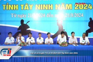 Giải võ cổ truyền Trẻ và Vô địch tỉnh Tây Ninh năm 2024