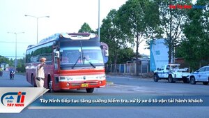 Tây Ninh tiếp tục tăng cường kiểm tra, xử lý xe ô tô vận tải hành khách