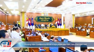 Thượng viện Campuchia khóa V họp phiên đầu tiên, bầu Chủ tịch mới