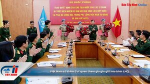 Việt Nam cử thêm 3 sĩ quan tham gia gìn giữ hòa bình LHQ