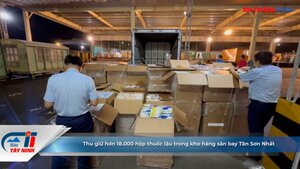 Thu giữ hơn 18.000 hộp thuốc lậu trong kho hàng sân bay Tân Sơn Nhất