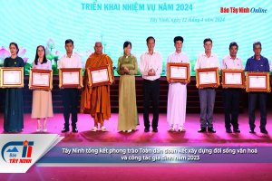 Tây Ninh tổng kết phong trào Toàn dân đoàn kết xây dựng đời sống văn hoá và công tác gia đình năm 2023