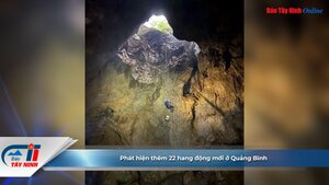 Phát hiện thêm 22 hang động mới ở Quảng Bình