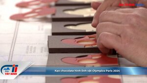 Kẹo chocolate hình linh vật Olympics Paris 2024