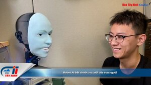 Robot AI bắt chước nụ cười của con người