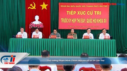 Thủ tướng Phạm Minh Chính tiếp xúc cử tri TP Cần Thơ