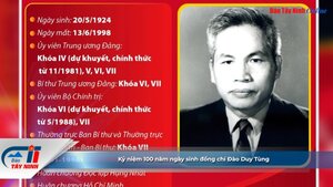 Kỷ niệm 100 năm ngày sinh đồng chí Đào Duy Tùng