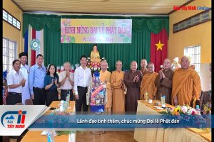 Lãnh đạo tỉnh thăm, chúc mừng Đại lễ Phật đản