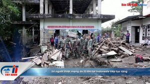 Số người thiệt mạng do lũ lớn tại Indonesia tiếp tục tăng