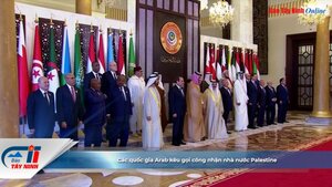 Các quốc gia Arab kêu gọi công nhận nhà nước Palestine