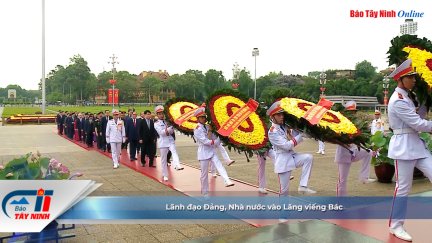 Lãnh đạo Đảng, Nhà nước vào Lăng viếng Bác