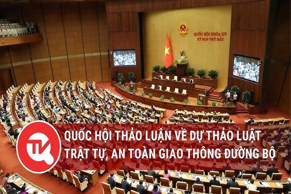 [Trực tiếp] Quốc hội thảo luận về dự thảo Luật Trật tự, An toàn giao thông đường bộ