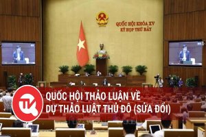 [Trực tiếp] Quốc hội thảo luận về dự thảo Luật Thủ đô (sửa đổi)