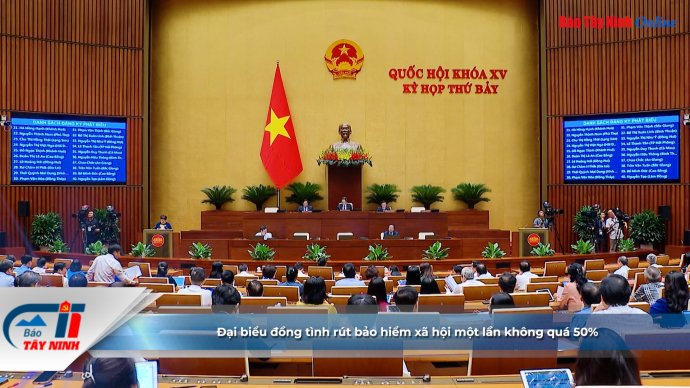 Đại biểu đồng tình rút bảo hiểm xã hội một lần không quá 50%