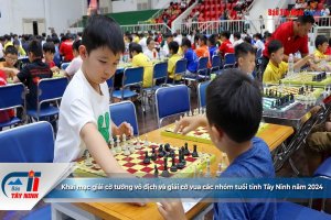 Khai mạc giải cờ tướng vô địch và giải cờ vua các nhóm tuổi tỉnh Tây Ninh năm 2024