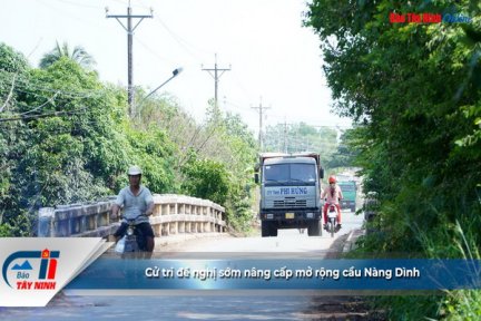 Cử tri đề nghị sớm nâng cấp mở rộng cầu Nàng Dình