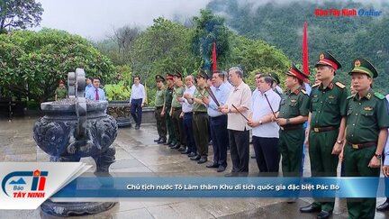 Chủ tịch nước Tô Lâm thăm Khu di tích quốc gia đặc biệt Pác Bó