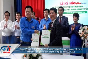 Phòng Công tác Đoàn phía Nam (VP Trung ương Đoàn) - Công ty Amway Việt Nam: <br> Thoả thuận phối hợp tổ chức an sinh xã hội giai đoạn 2024-2025
