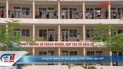 Công bố điểm thi tốt nghiệp THPT 2024 vào 17/7