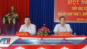 ĐBQH tỉnh Tây Ninh tiếp xúc cử tri huyện Châu Thành