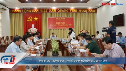 Phó Bí thư Thường trực Tỉnh uỷ chủ trì Hội nghị BCĐ 35-57 tỉnh