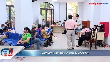 Giảm 50% lệ phí cấp căn cước từ 01/7/2024