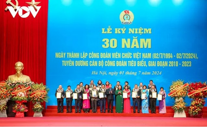 Kỷ niệm 30 năm Ngày Thành lập Công đoàn Viên chức Việt Nam