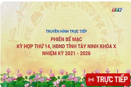 Trực tiếp Phiên bế mạc Kỳ họp thứ 14 HĐND tỉnh khóa X, nhiệm kỳ 2021-2026