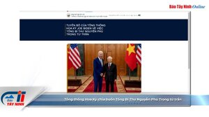 Tổng thống Hoa Kỳ chia buồn Tổng Bí Thư Nguyễn Phú Trọng từ trần