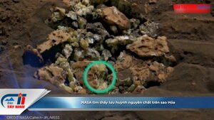 NASA tìm thấy lưu huỳnh nguyên chất trên sao Hỏa