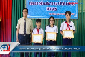 Tây Ninh: Tổng kết và trao giải Vòng sơ khảo cuộc thi Đại sứ văn hóa đọc năm 2024